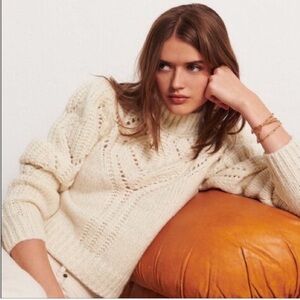 ba&sh Tell Pointelle Sweater